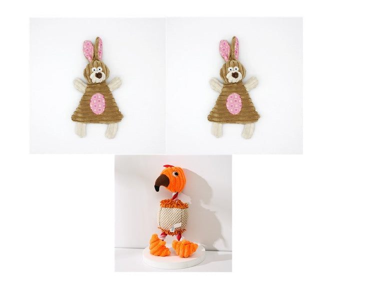 Donkey Shape Corduroy Chew Toy