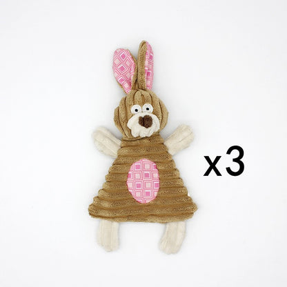 Donkey Shape Corduroy Chew Toy