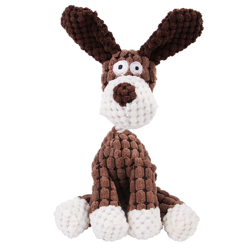 Donkey Shape Corduroy Chew Toy