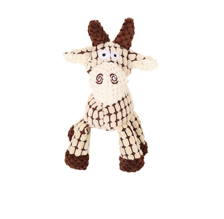 Donkey Shape Corduroy Chew Toy