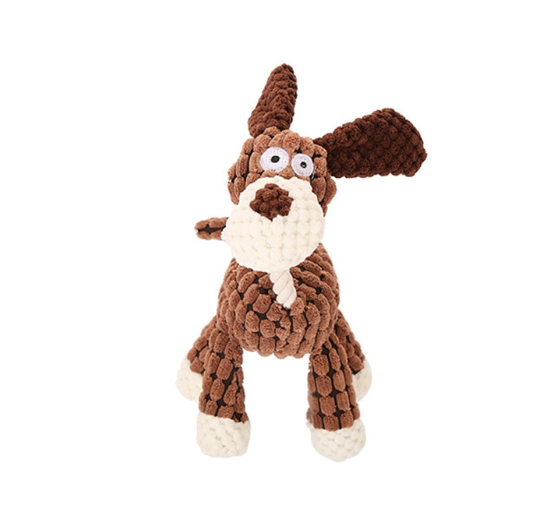 Donkey Shape Corduroy Chew Toy