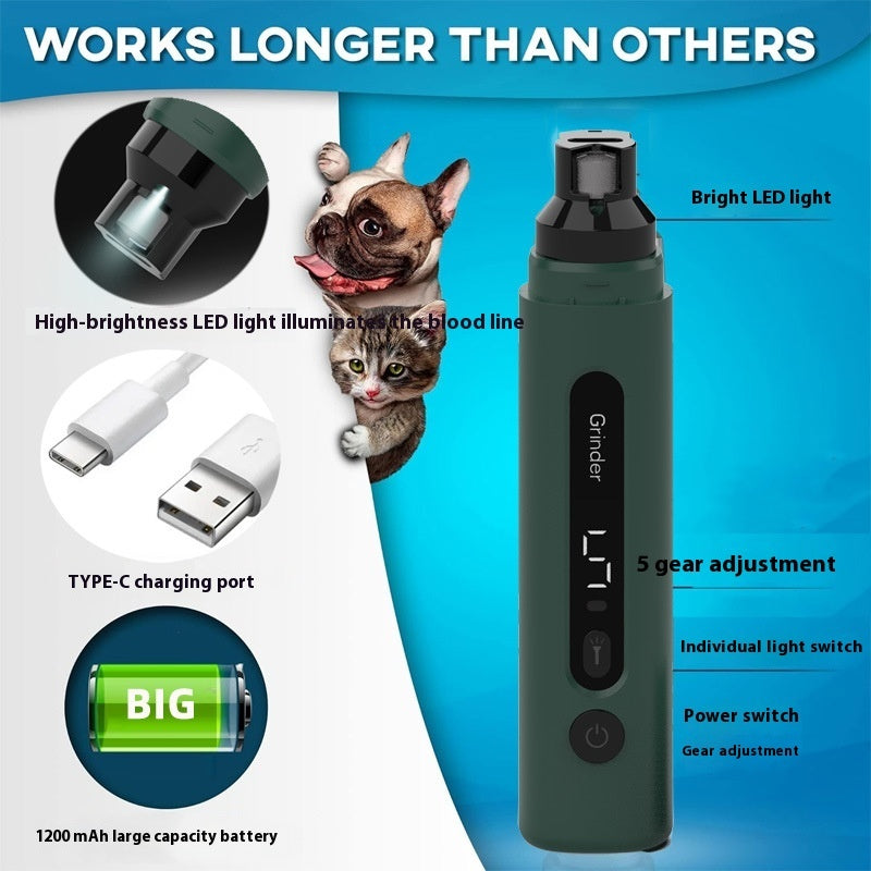 Rechargeable Dog Nail Grinder