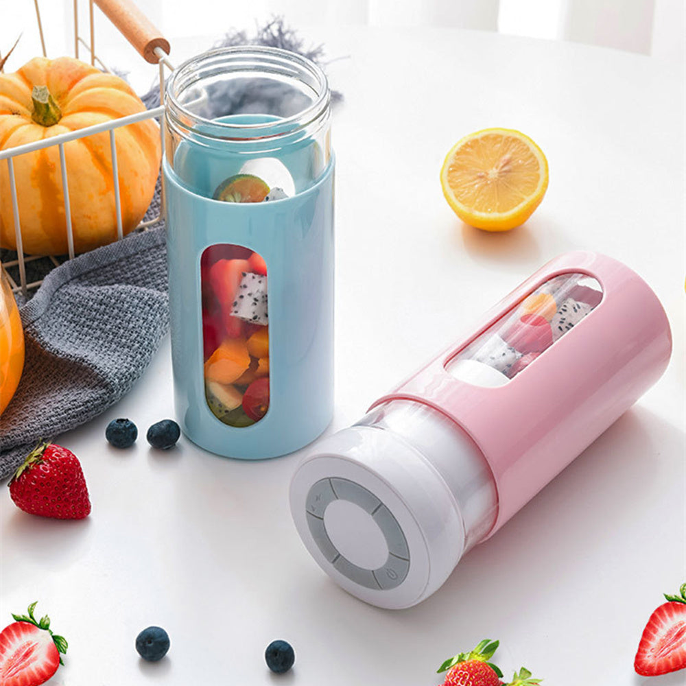 Portable Blender Electric Fruit Juicer USB Rechargeable
