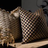 woven throw pillows