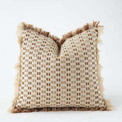 woven throw pillows