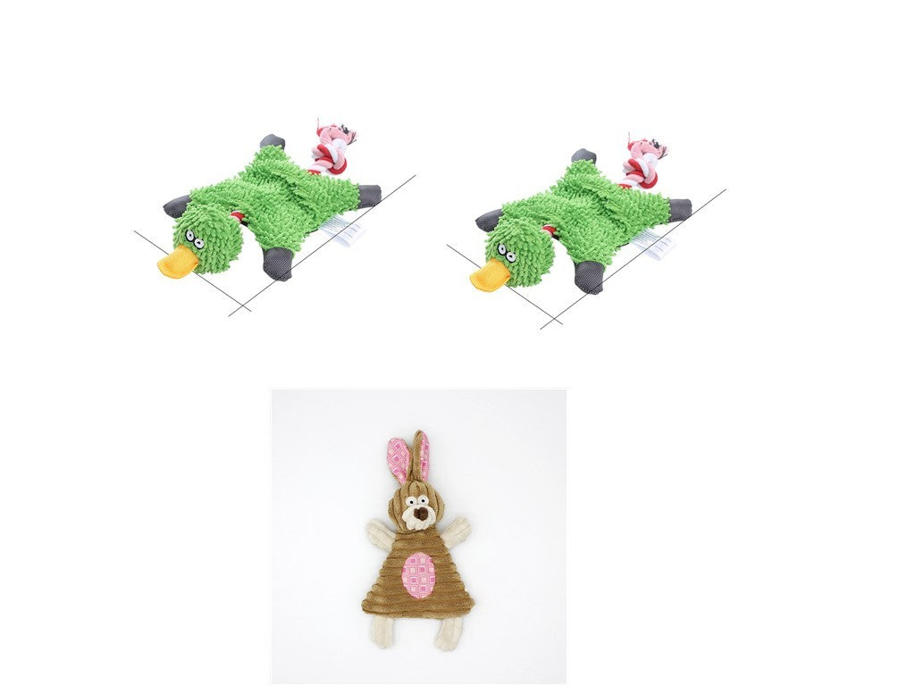 Donkey Shape Corduroy Chew Toy