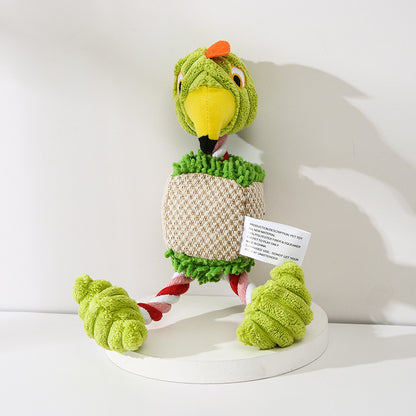 Donkey Shape Corduroy Chew Toy For Dogs