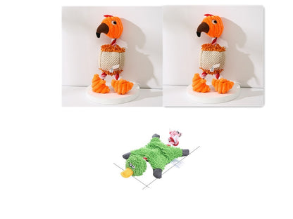 Donkey Shape Corduroy Chew Toy For Dogs